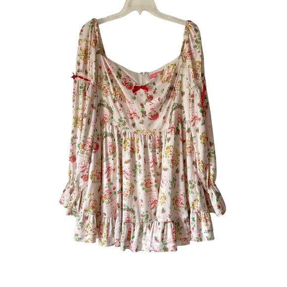 Dolls Kill x Strawberry Shortcake Kindred Friends Mini Dress size XXL Flawed - Picture 1 of 11